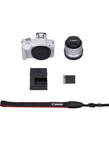 CANON EOS R50  RFS 1845MM F4563 IS STM WHITE